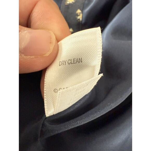 Garnet Hill Size 2 Floral Print Casual Mini Tunic Dress Button Front Long Sleeve - Picture 11 of 12